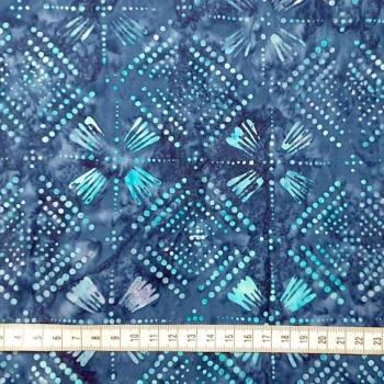 Preview: BLUE - Chrome - Batikstoff aus Indonesienonesien